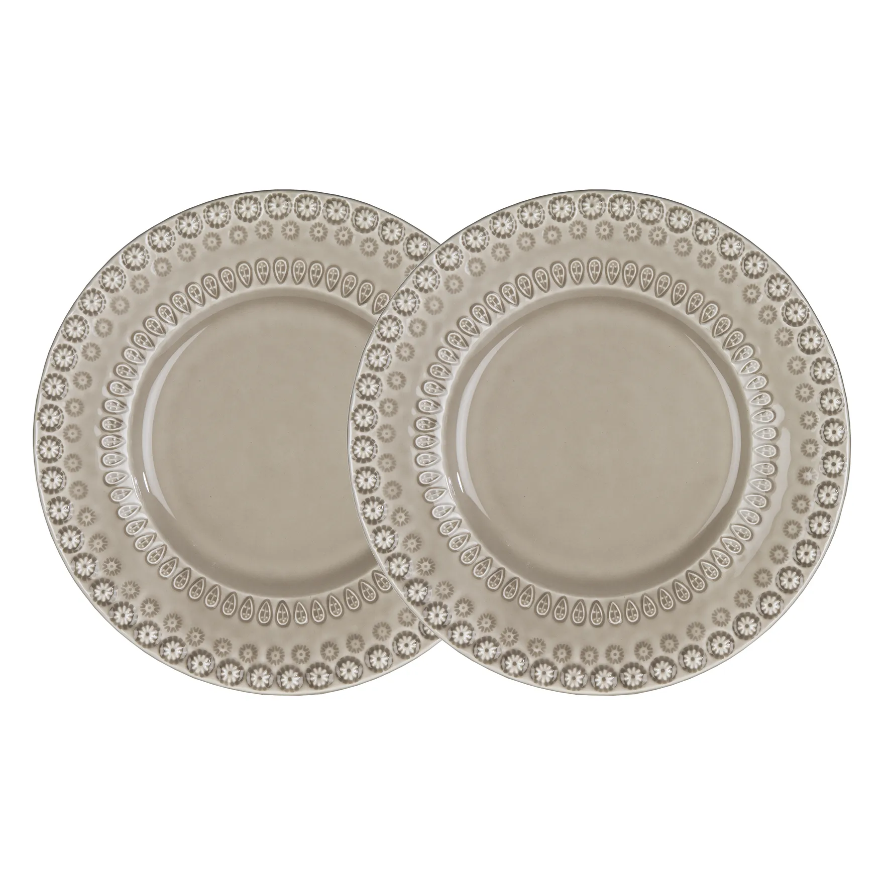 Daisy Essteller Ø 29cm 2er Pack, Greige (beige) PotteryJo