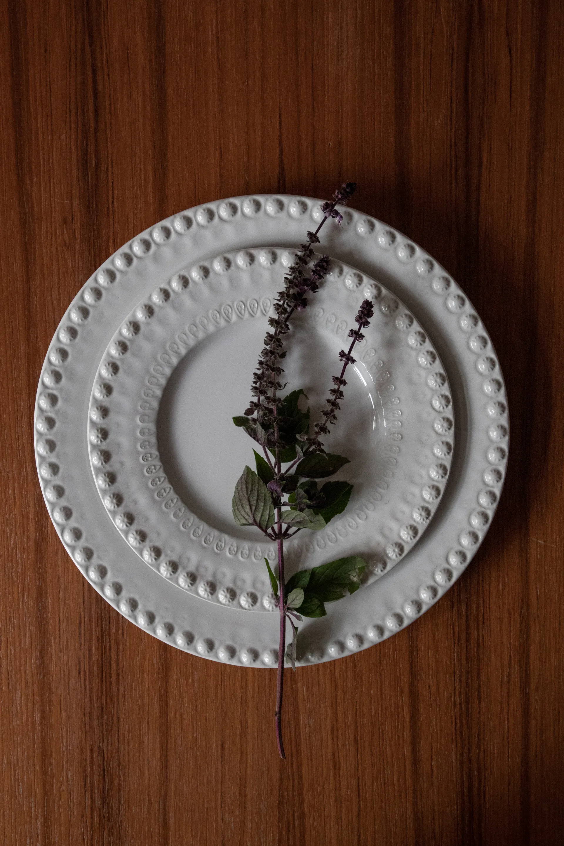 Daisy Essteller Ø 29cm 2er Pack, White (weiß) PotteryJo