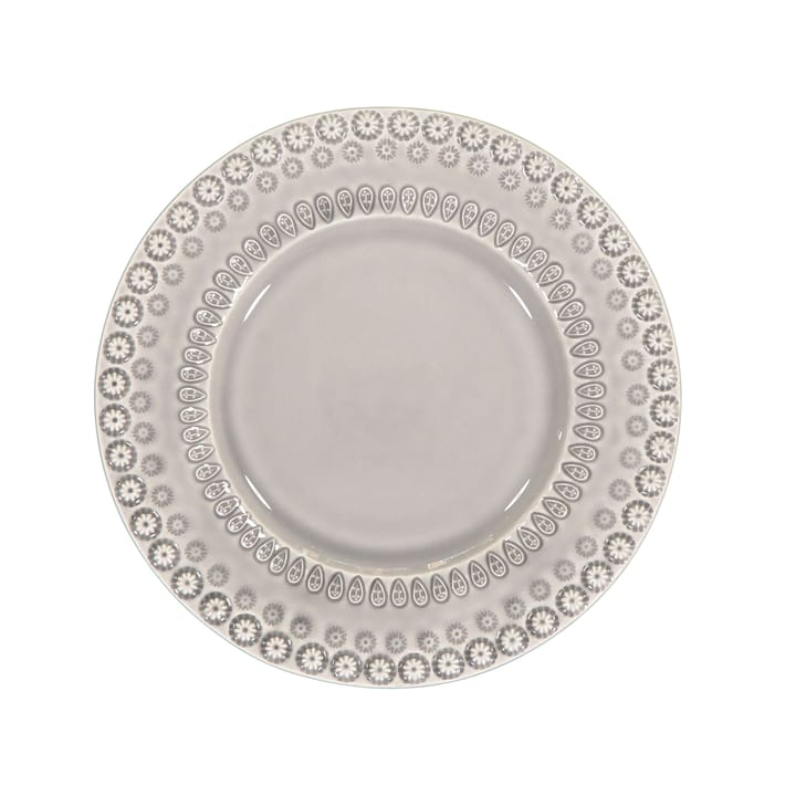 Daisy Nachtischteller Ø 22cm, Soft grey PotteryJo