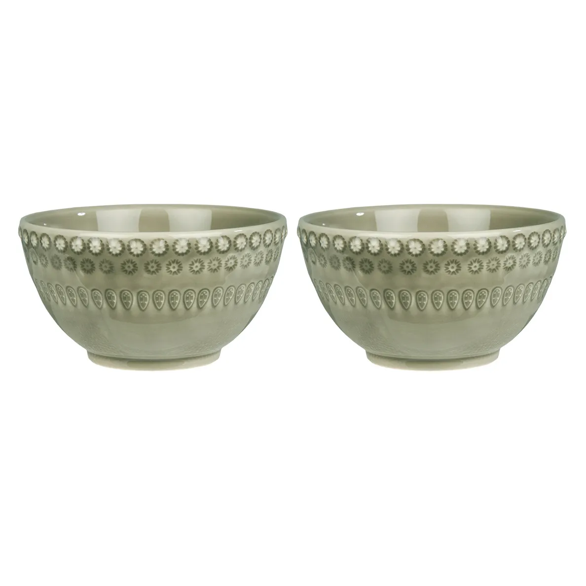 Daisy Schale 35cl 2er Pack, Faded army (grün) PotteryJo