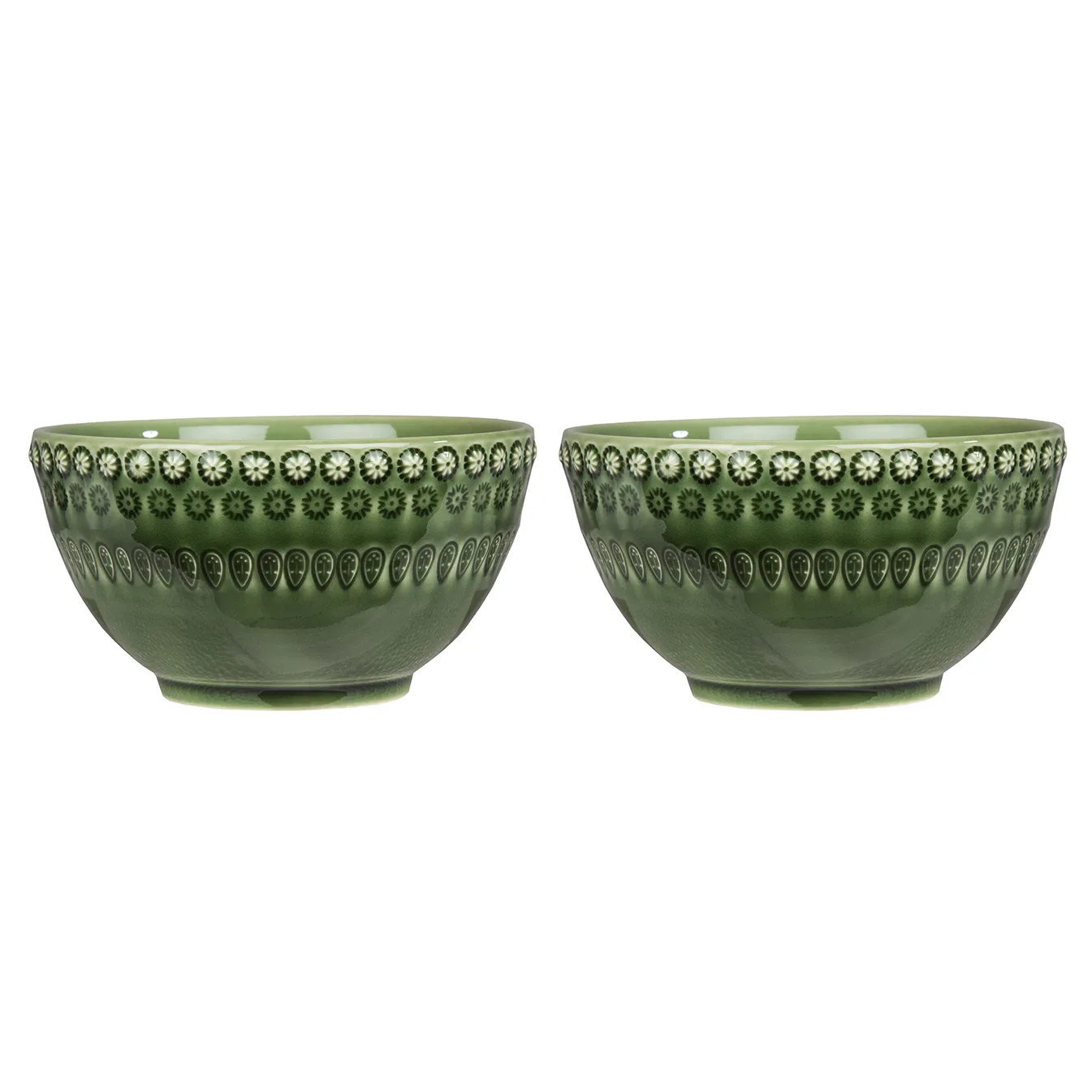 Daisy Schale 35cl 2er Pack, Forest (dunkelgrün) PotteryJo