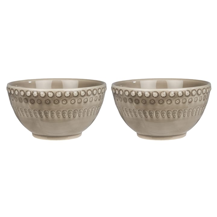 Daisy Schale 35cl 2er Pack, Greige (beige) PotteryJo