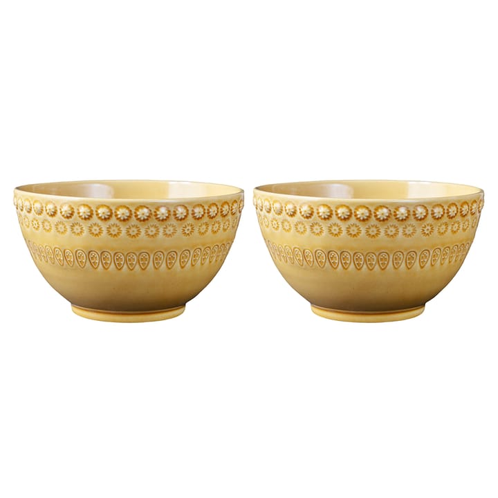 Daisy Schale 35cl 2er Pack, Sienna (gelb) PotteryJo