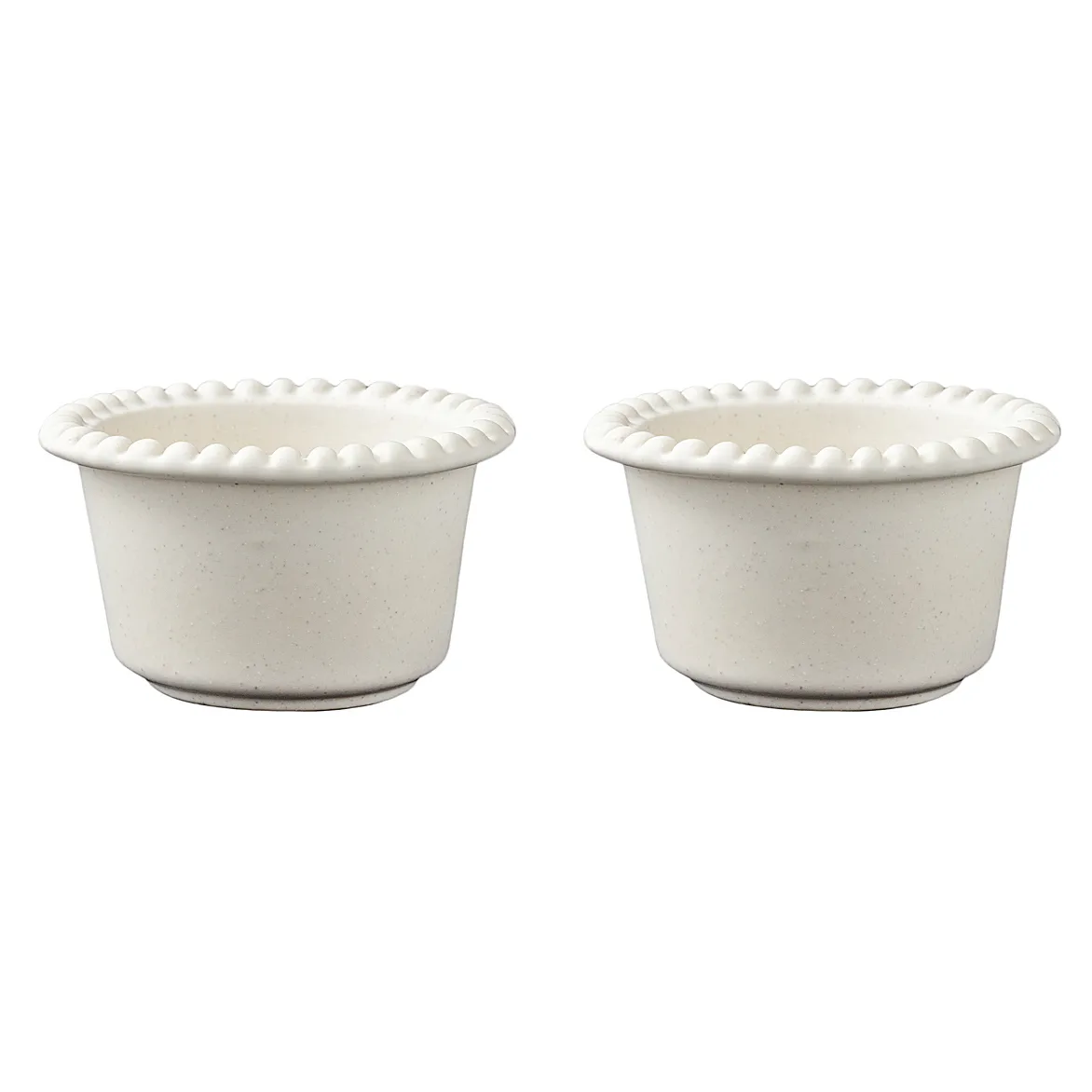 Daria kleine Schale Ø12cm 2er Pack, Cotton white PotteryJo