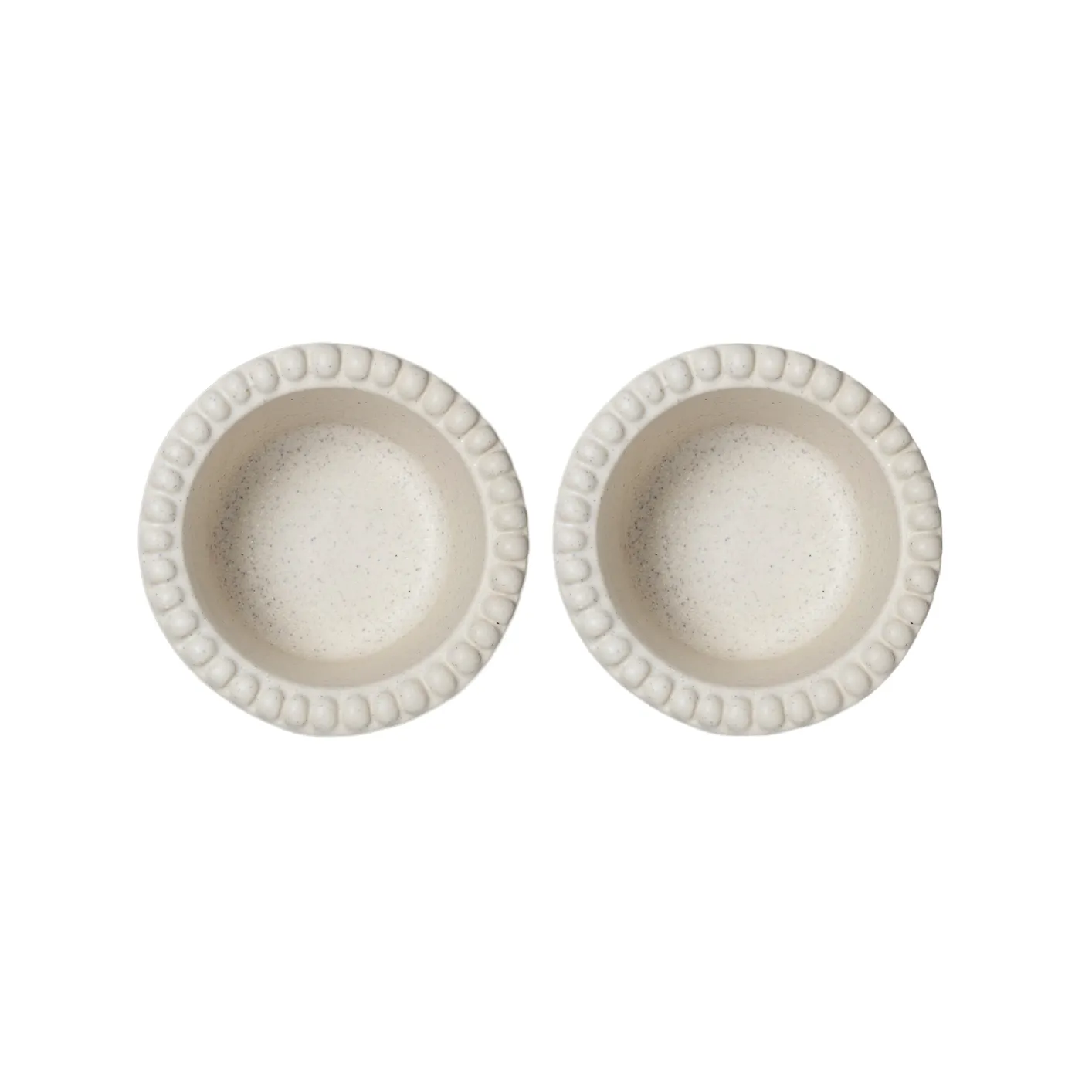 Daria kleine Schale Ø12cm 2er Pack, Cotton white PotteryJo