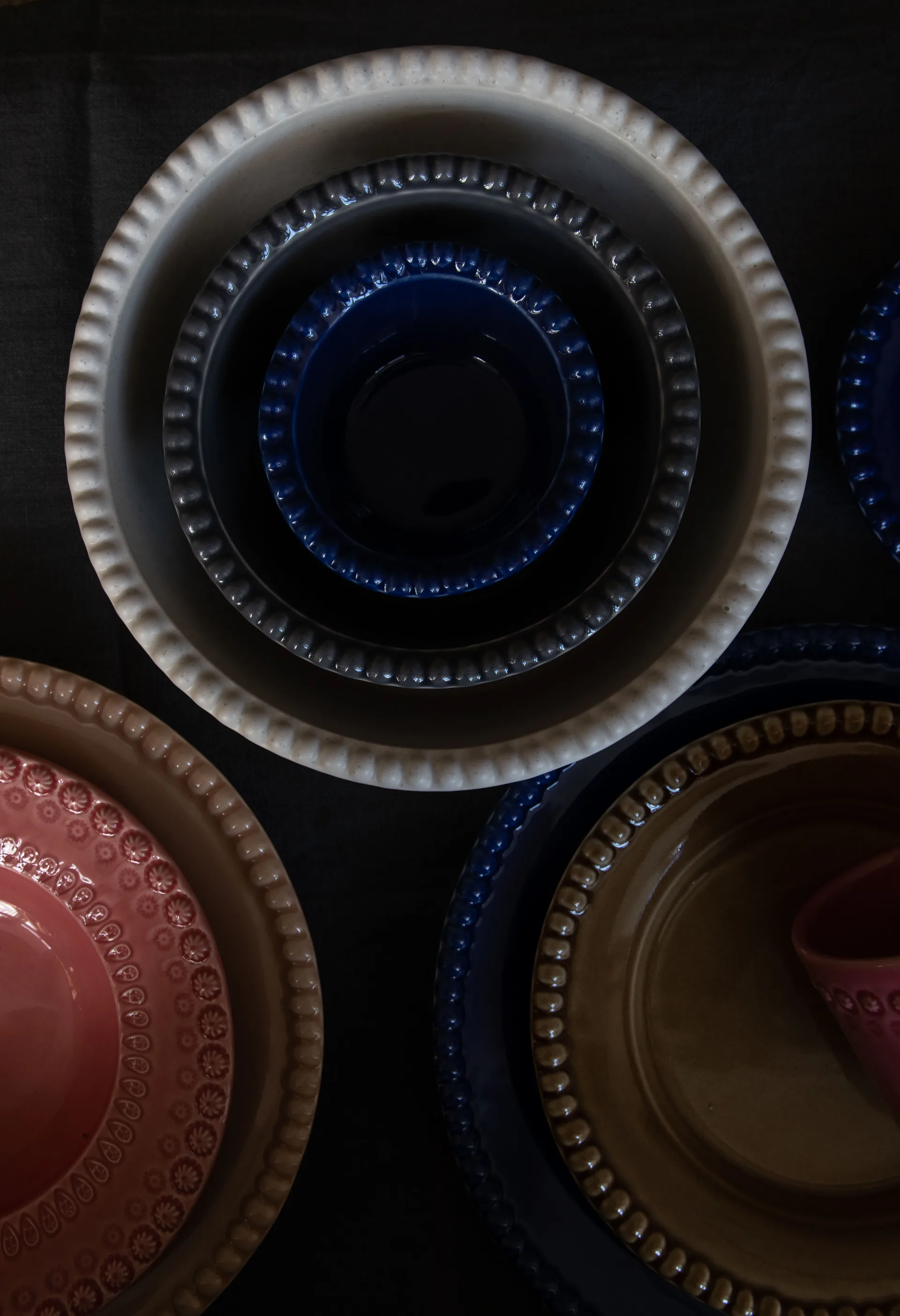 Daria Schale Ø23cm Steingut, Cotton white PotteryJo