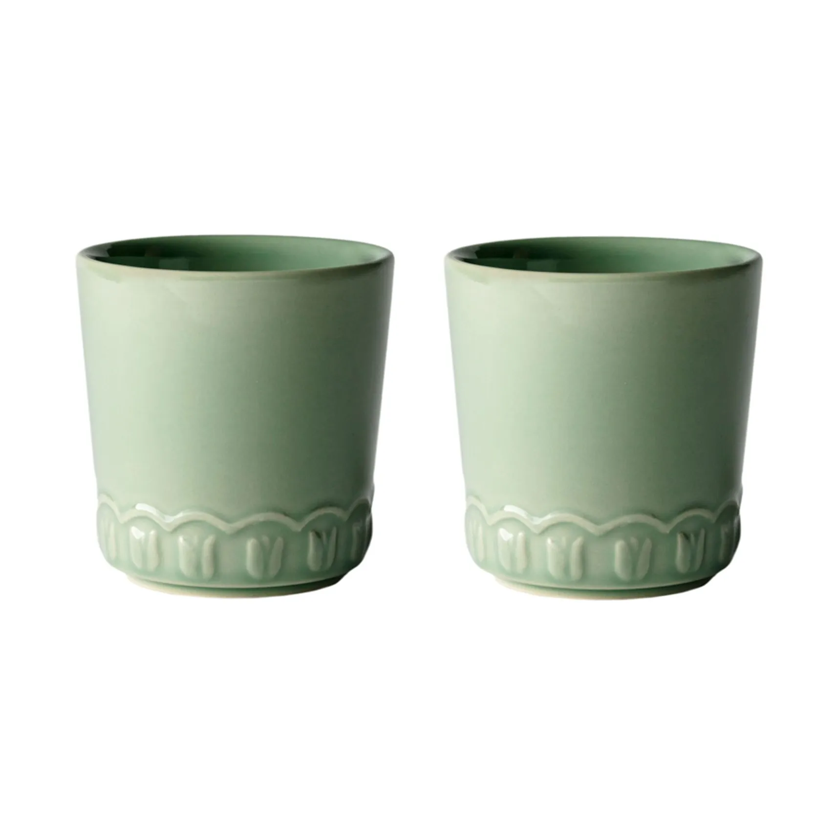 Tulipa Tasse 20 cl 2er-Pack, Verona green PotteryJo