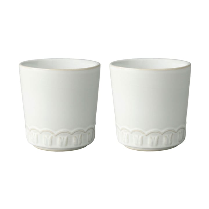 Tulipa Tasse 20 cl 2er Pack - White - PotteryJo