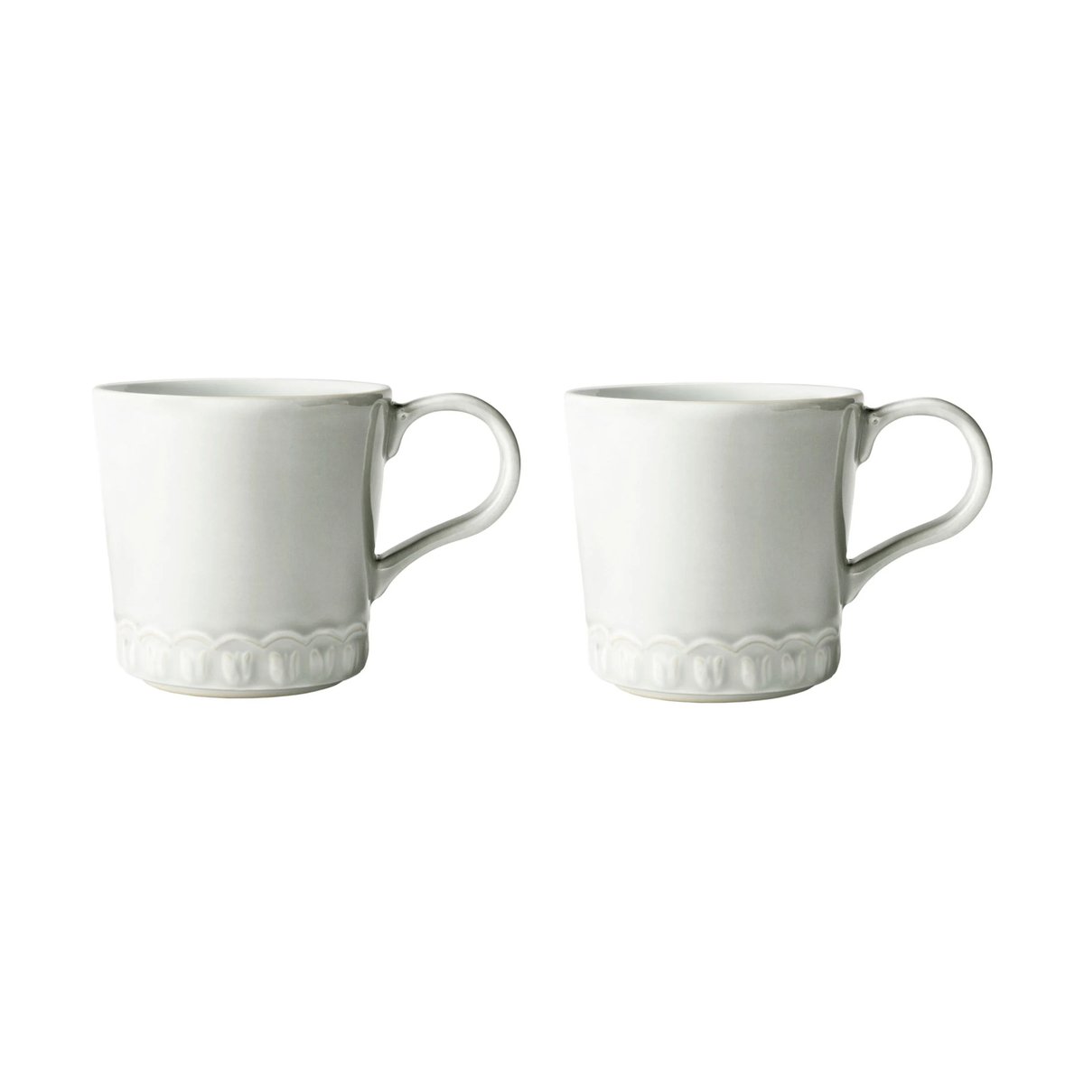 PotteryJo Tulipa Tasse 40 cl 2er Pack White