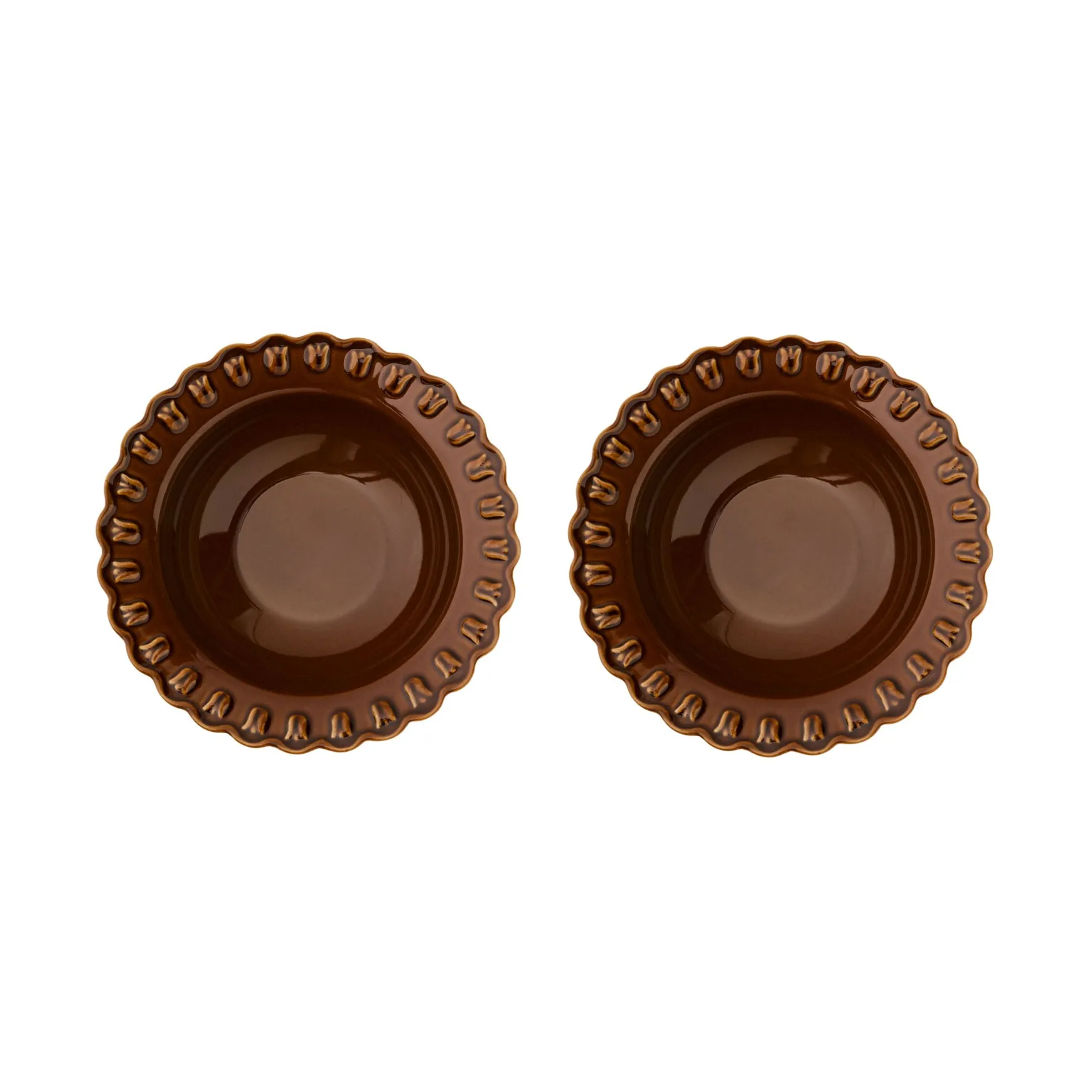 Tulipa tiefer Teller Ø23 cm 2er-Pack, Umbra PotteryJo