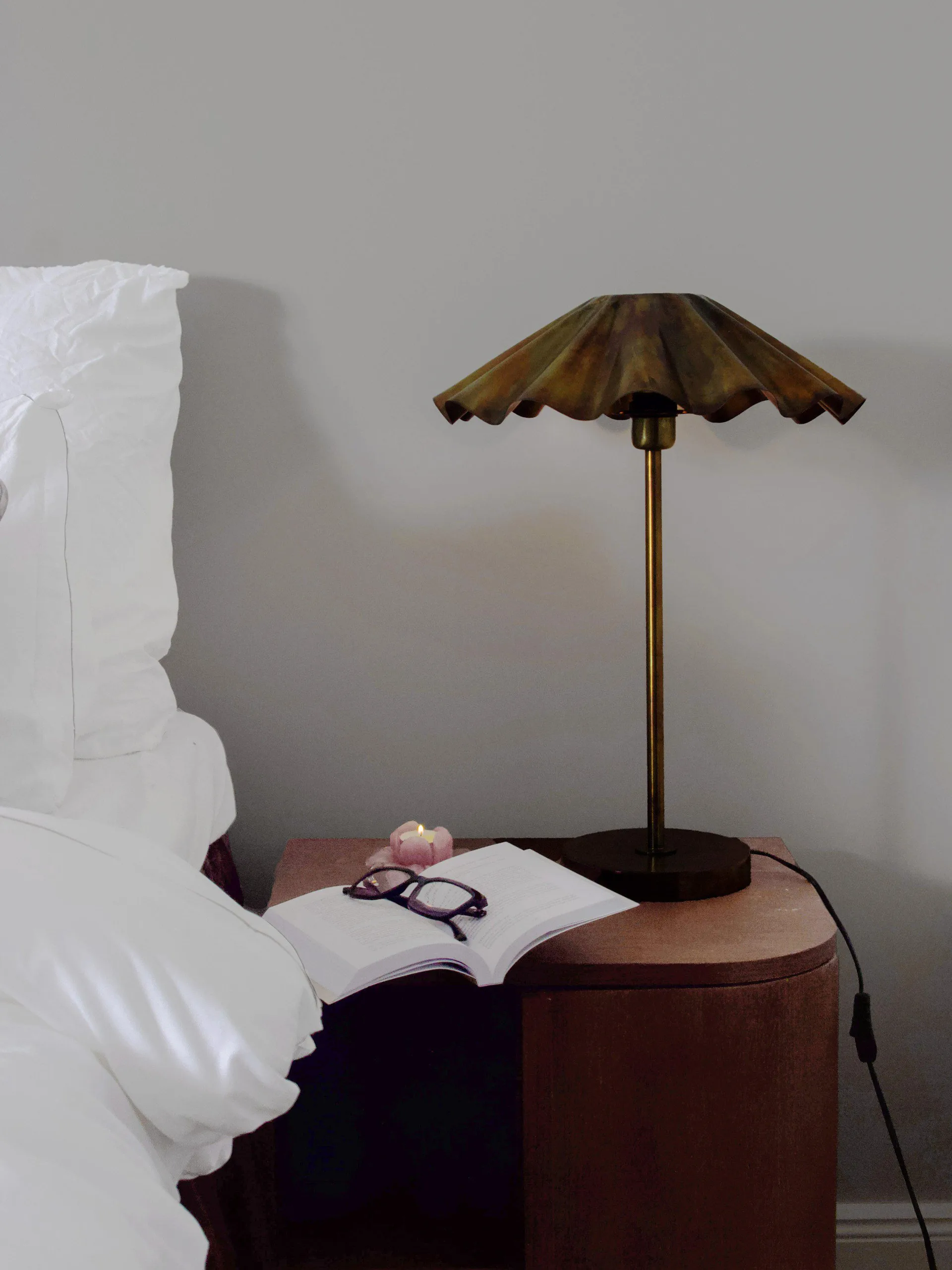 Aira Tischleuchte, Gebürstetes Messing, 54 cm PR Home