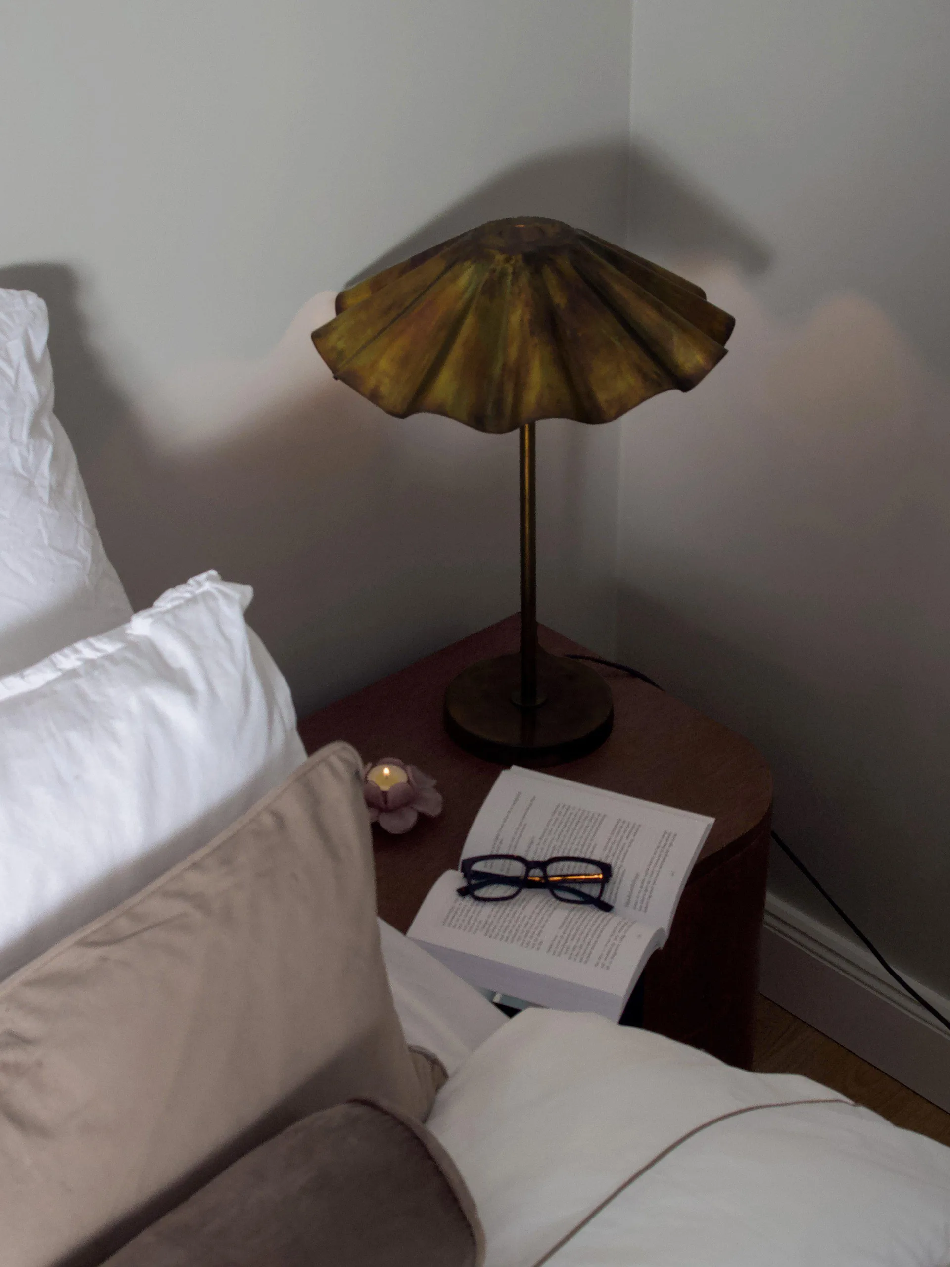 Aira Tischleuchte, Gebürstetes Messing, 54 cm PR Home