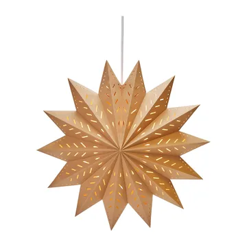 Alfa Adventsstern braun - Braun, 50cm - PR Home