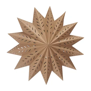 Alfa Adventsstern braun - Braun, 50cm - PR Home