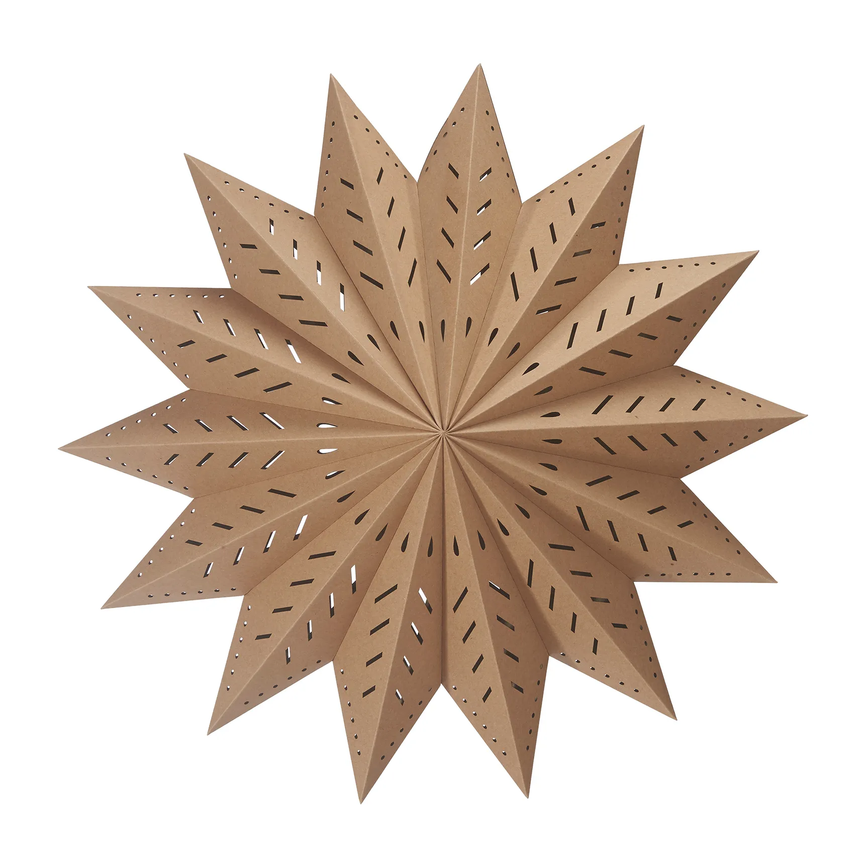 Alfa Adventsstern braun, Braun, 60cm PR Home