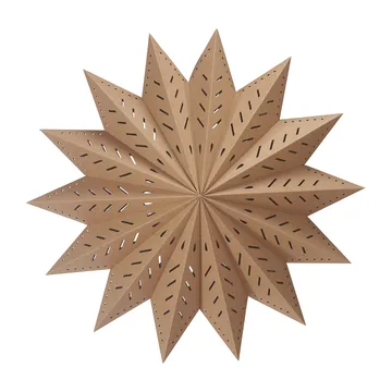 Alfa Adventsstern braun - Braun, 60cm - PR Home