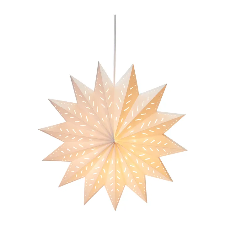 Alfa Adventsstern weiß - Weiß, 60cm - PR Home
