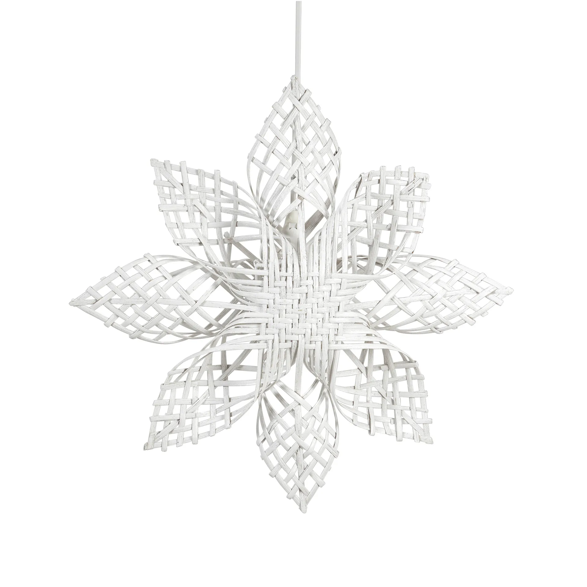 Anna Weihnachtsstern weiß, 45cm PR Home
