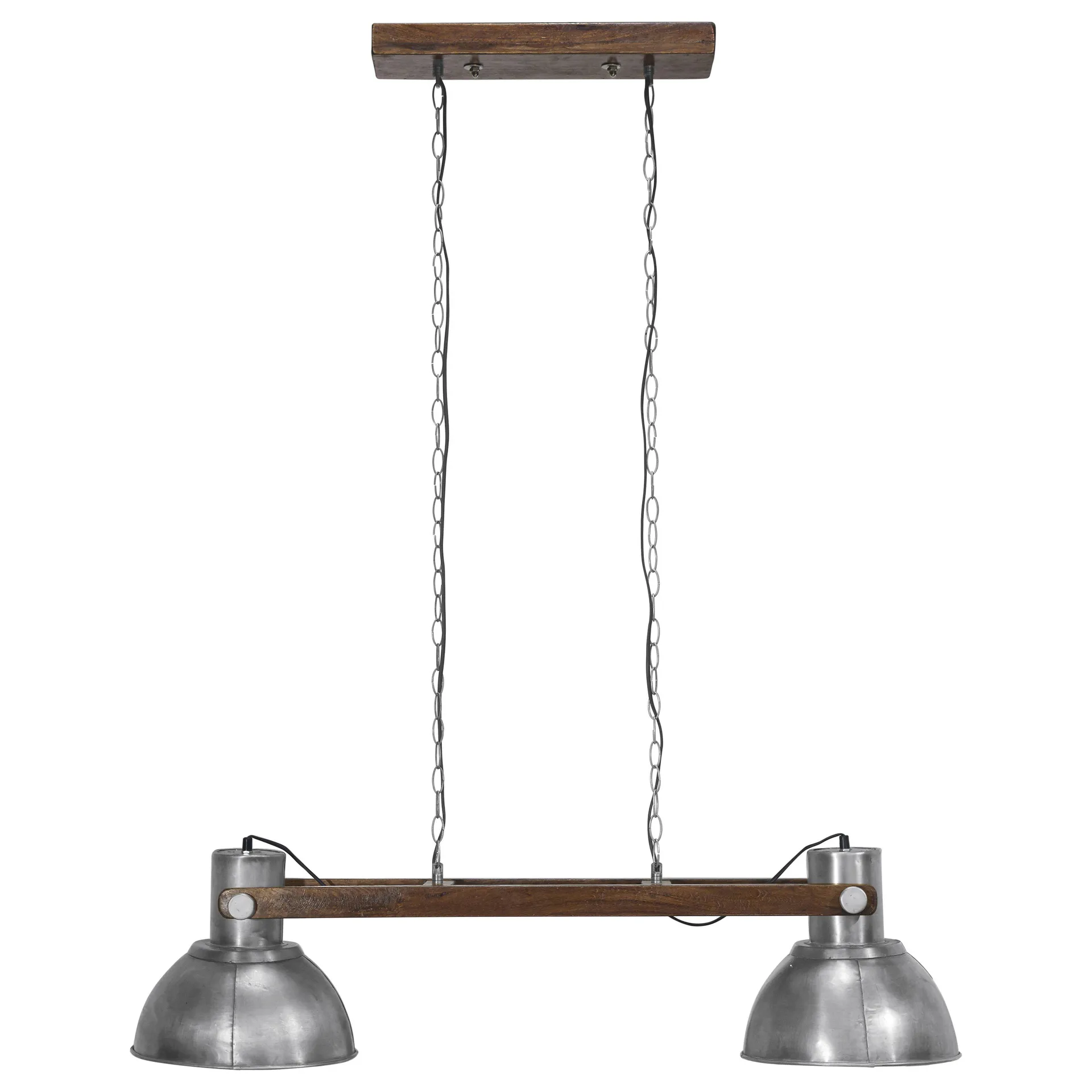 Ashby double Pendelleuchte 110cm, Pale Silver PR Home