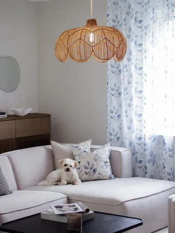 Belle Pendelleuchte - Natur, Ø53x32 cm - PR Home