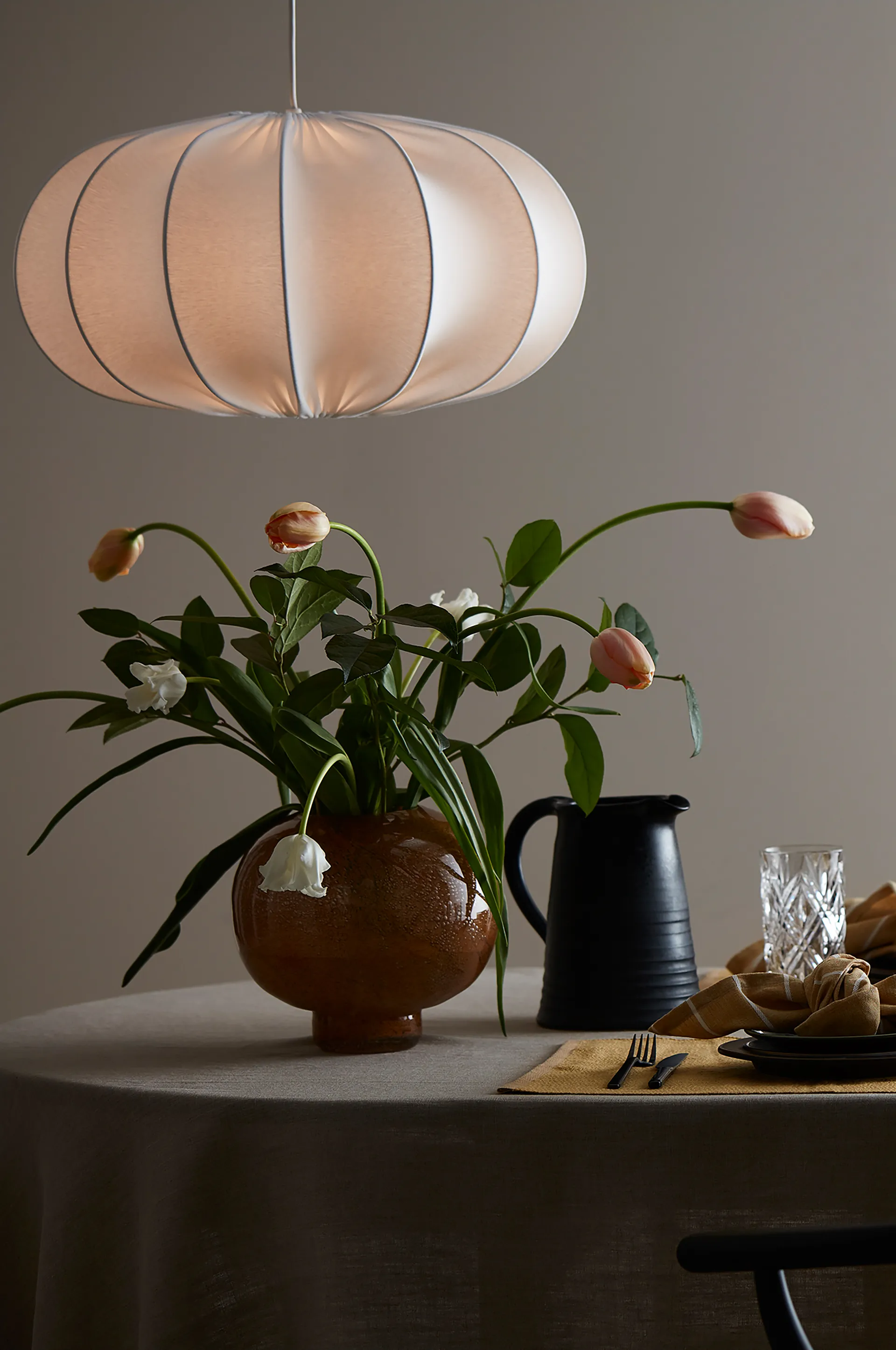 Dalia Leuchtenschirm 50cm, Weiß PR Home