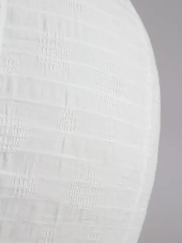 Verona Lampenschirm - Weiß, Ø35x50 cm - PR Home