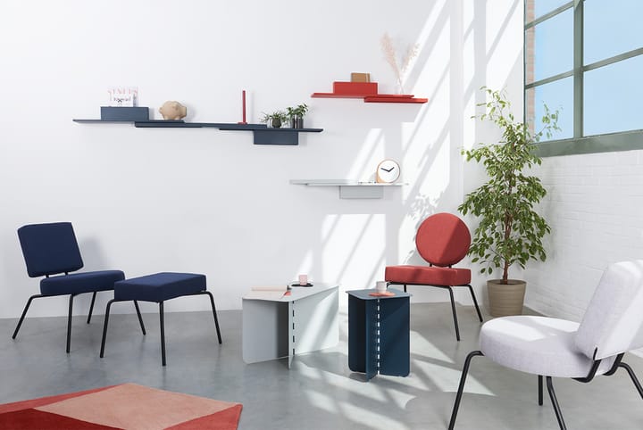 Duplex Wandregal - Hellgrau - Puik