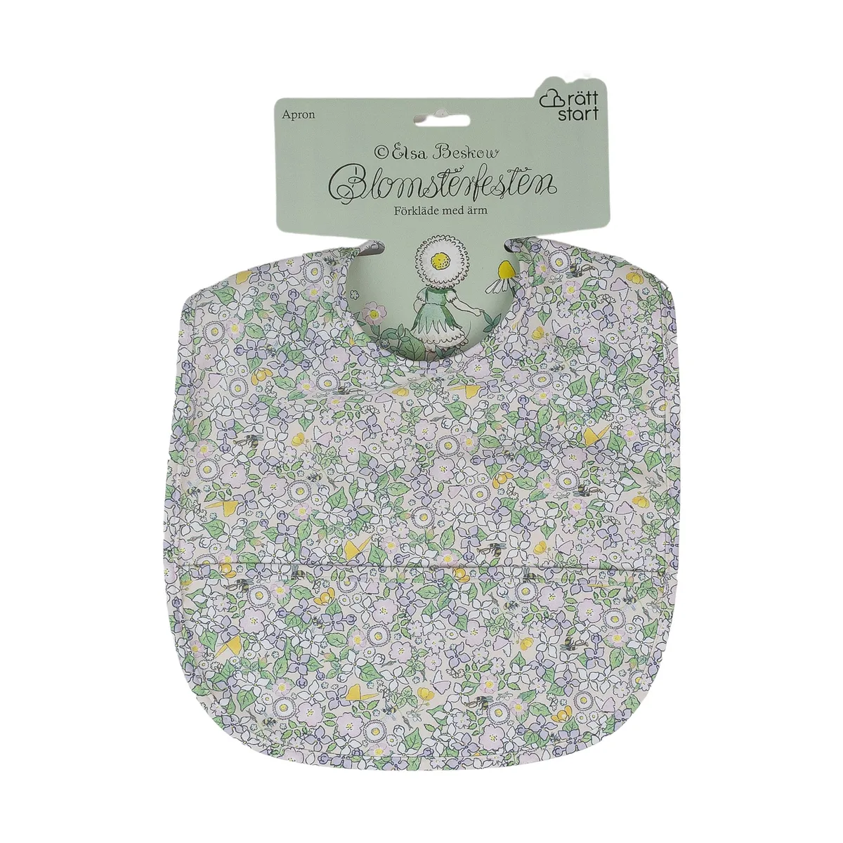 Rätt Start Elsa Beskow Blumenfest Lätzchen Multi
