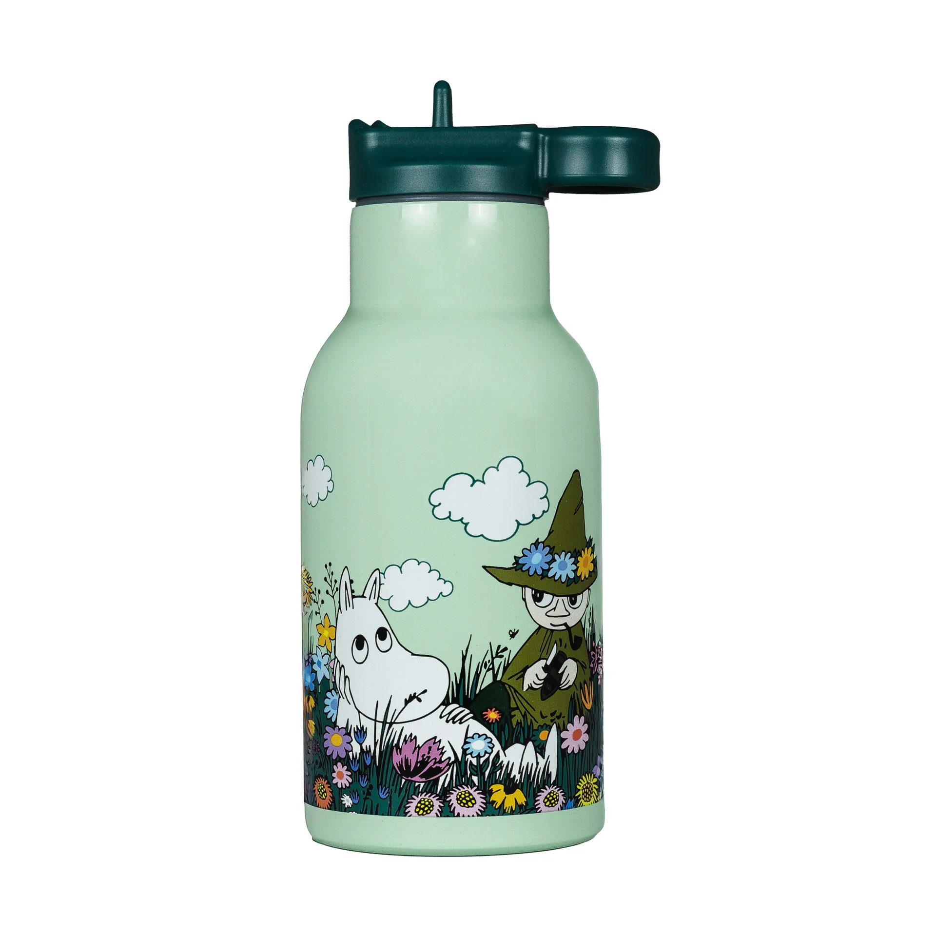 Mumin Äng Wasserflasche 34 cl, Grün Rätt Start