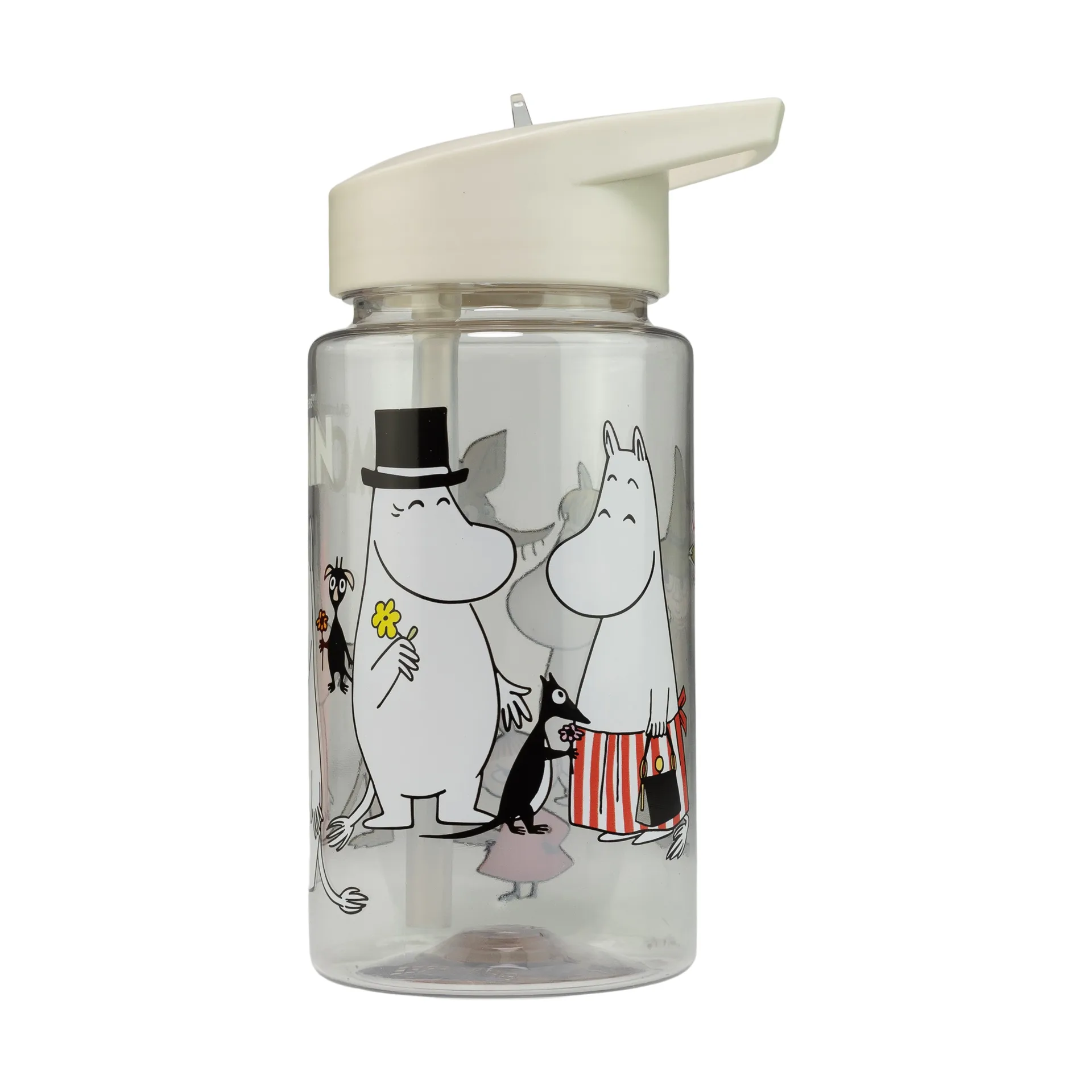 Mumin Familie Wasserflasche 55 cl, Weiß Rätt Start