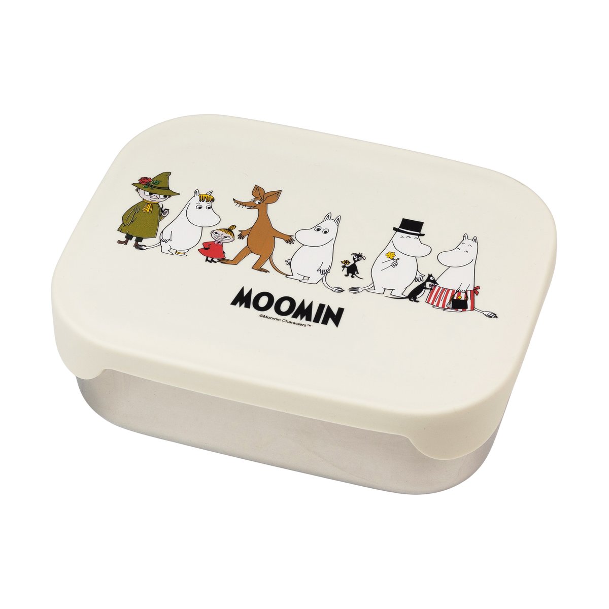 Rätt Start Mumin Family Metall-Lunchbox 13x17 cm Beige