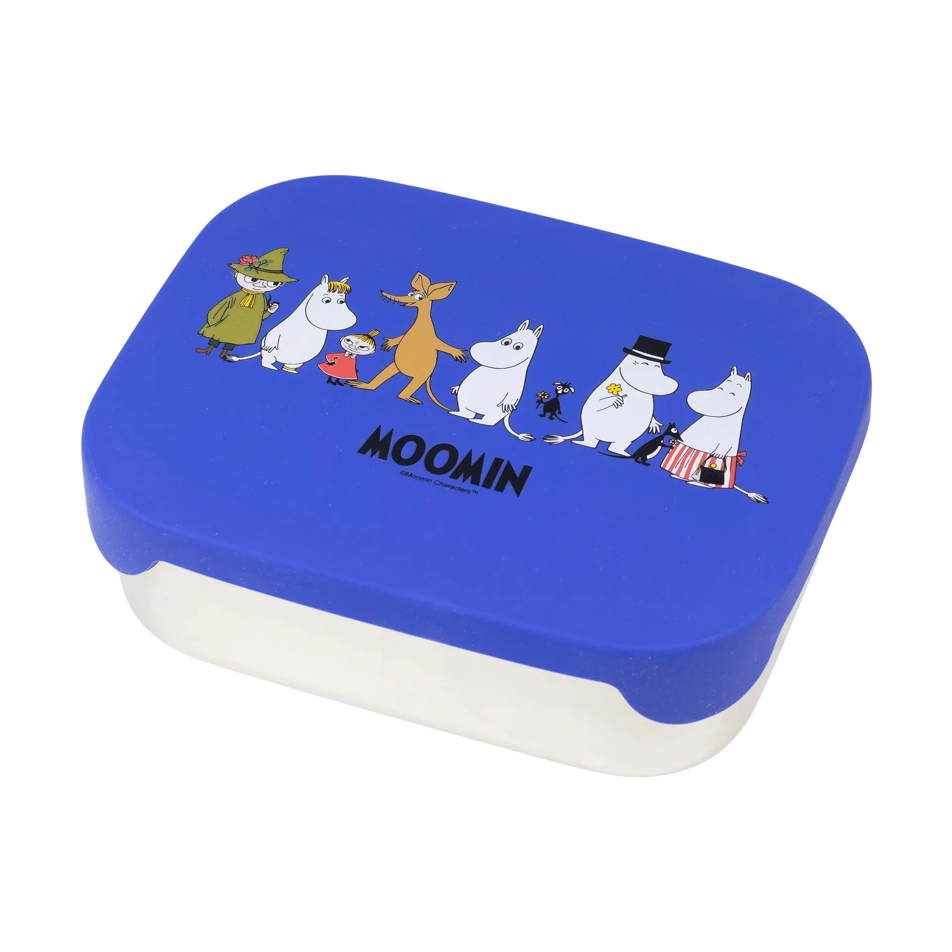 Mumin Family Metall-Lunchbox 13x17 cm, Blau Rätt Start