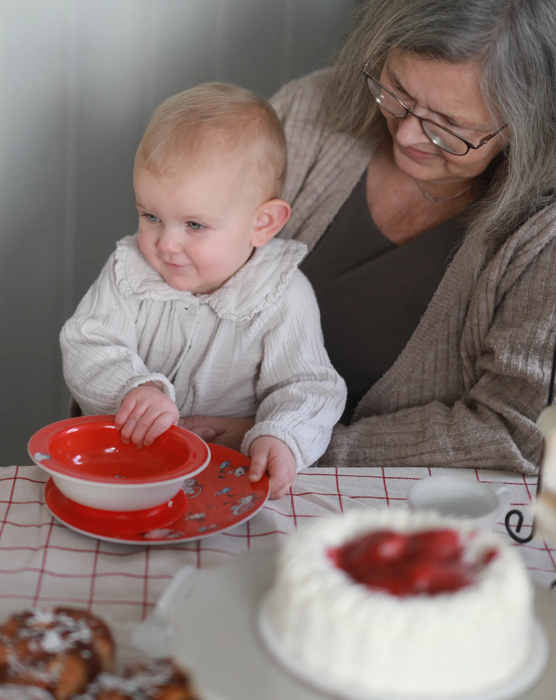 Mumin Little My Teller mit Saugnapf Ø15,5 cm, Rot Rätt Start