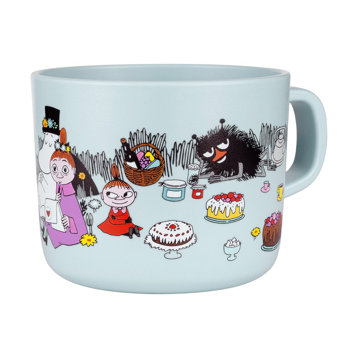 Rätt Start Mumin Picnic Tasse 25 cl Hellblau