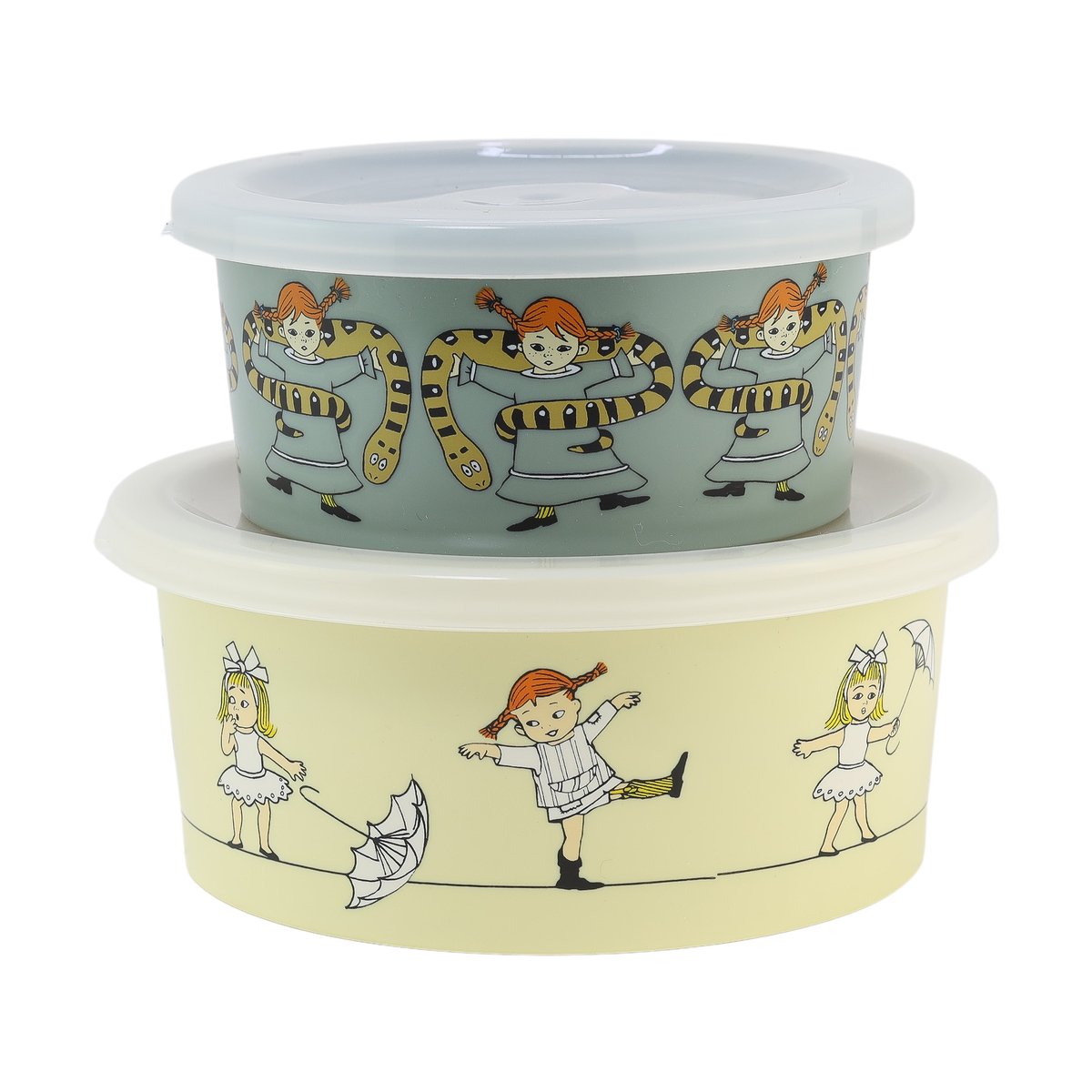 Rätt Start Pippi Circus Snackbox 2er-Pack Multi