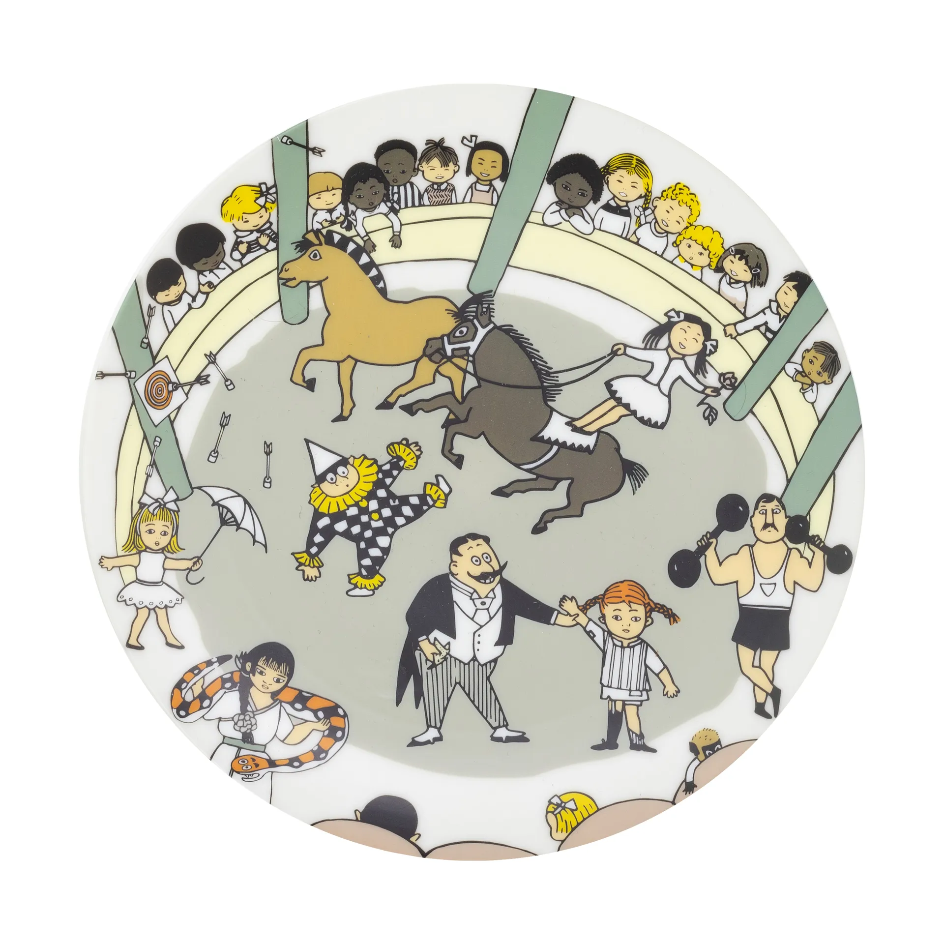 Pippi Circus Teller Ø20 cm, Multi Rätt Start