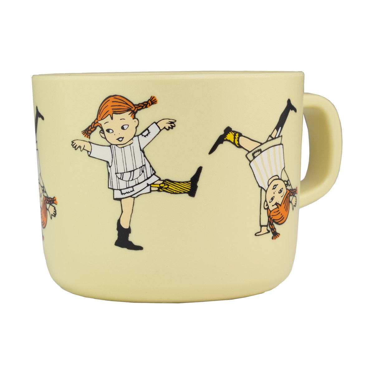 Rätt Start Pippi Cirkus Becher 25 cl Gelb