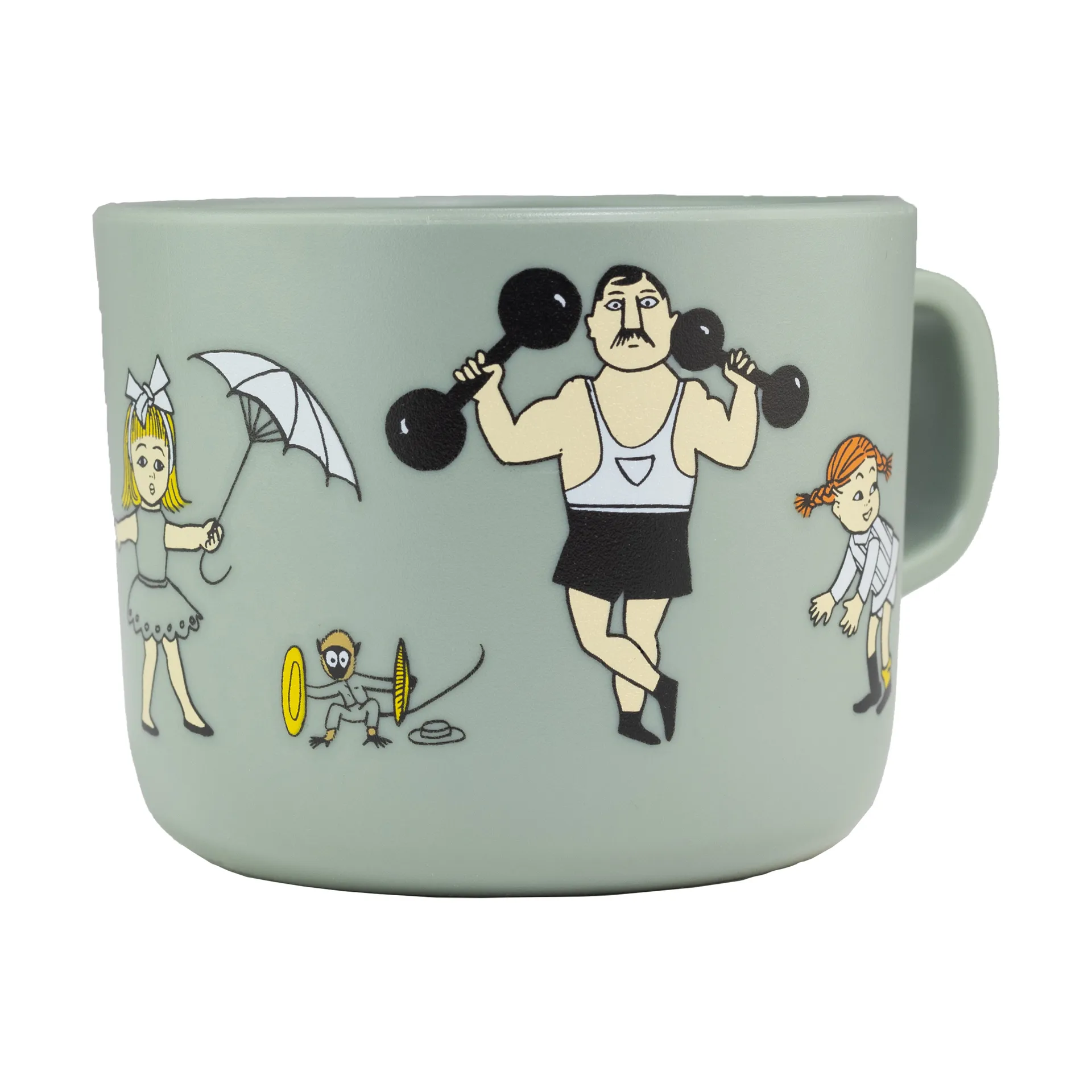 Pippi Cirkus Becher 25 cl, Grün Rätt Start