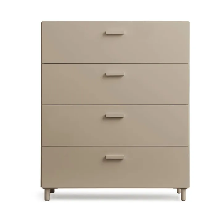 Relief Kommode breit mit Beinen 82x92,2 cm Beige - Relief