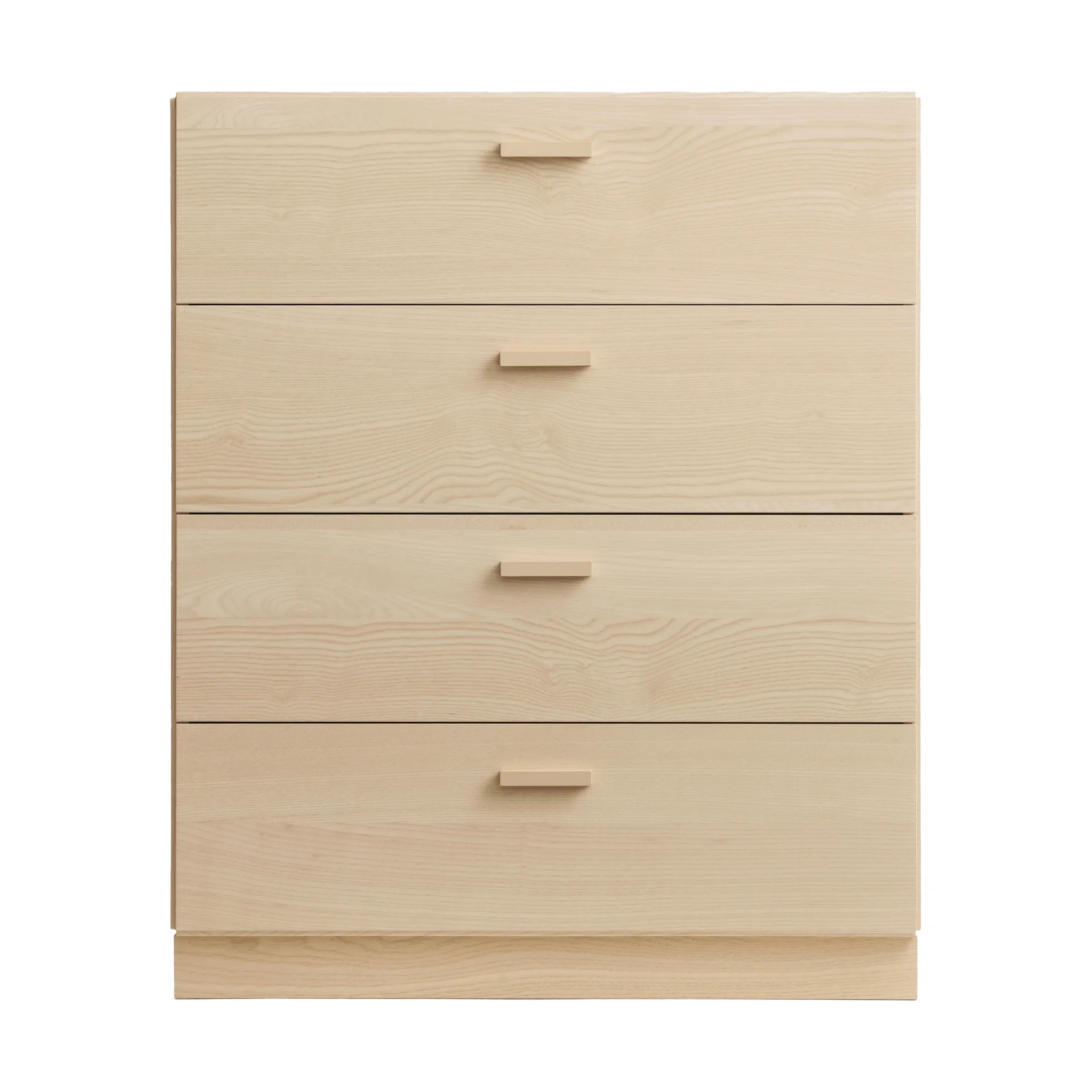 Relief Kommode breit mit Sockel 82x92,2 cm Esche,  Relief