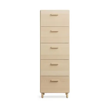 Relief Kommode hoch mit Beinen 41x115 cm Esche - Relief