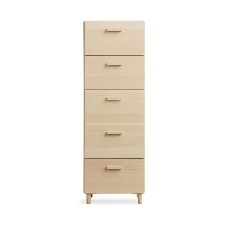 Relief Kommode hoch mit Beinen 41x115 cm Esche - Relief