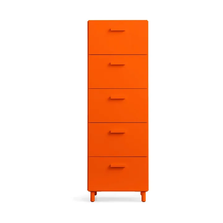 Relief Kommode hoch mit Beinen 41x115 cm Orange - Relief