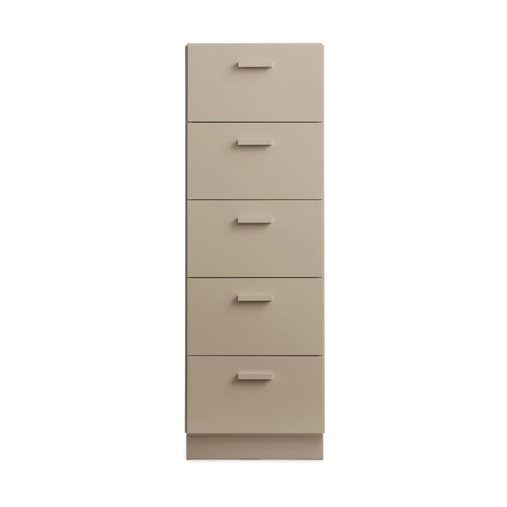 Relief Kommode hoch mit Sockel 41x115 cm Beige - undefined - Relief