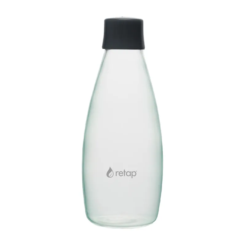 Retap Go 08 Glasflasche Schraubverschluss 80cl, Grey Retap