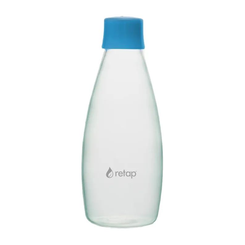 Retap Go 08 Glasflasche Schraubverschluss 80cl, Light blue Retap