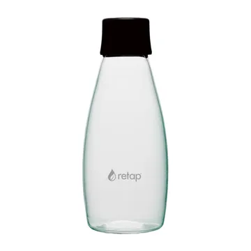 Retap Go Glasflasche Schraubverschluss 05 50cl - Black - Retap