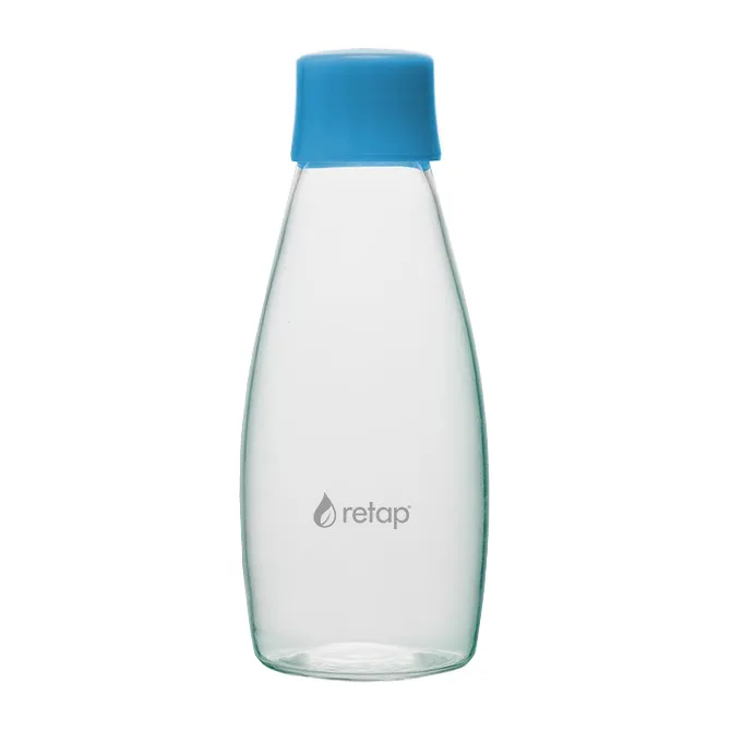 Retap Go Glasflasche Schraubverschluss 05 50cl, Light blue Retap