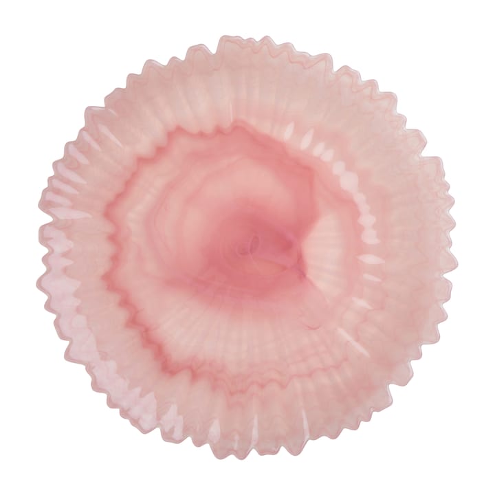 Alabaster Serviertablett Ø 32 cm, Soft Pink RICE