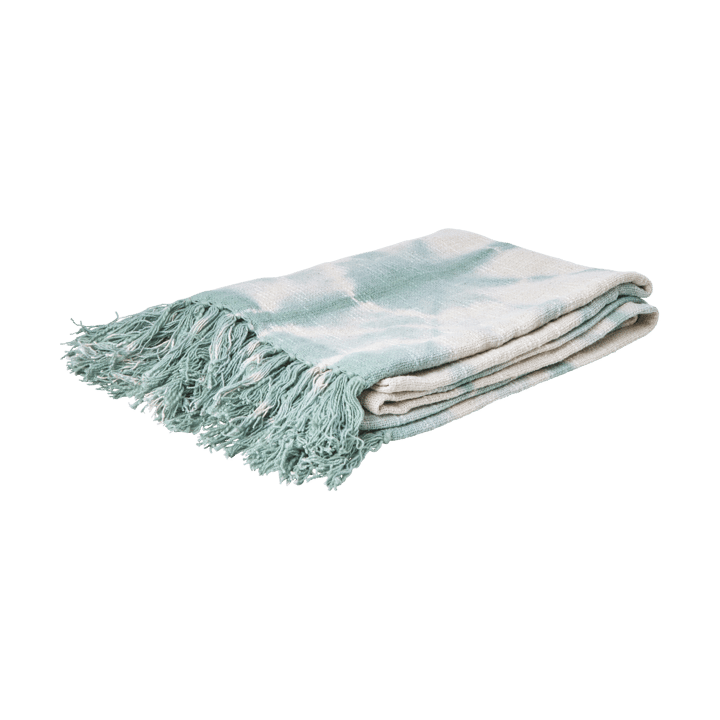 Rice Decke 125x150 cm - Tie-dye, green - RICE